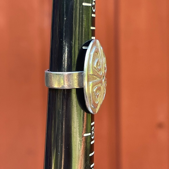 Artisan Handmade Solid Sterling Ring, Celtic Spiral Design - Picture 3 of 8